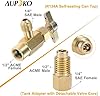 Aupoko R134A Self-Sealing Can Tap with R134A Tank Adapter, 1/2’’ Acme to 1/4’’ SAE Refrigerant Can Bottle Tap Opener with 1/4’’ SAE Female and 1/2’’ Acme Male Adapter #1
