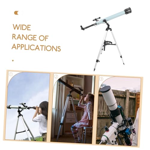 Telescopio astronómico refractor portátil con trípode y soporte para teléfono miniatura 3