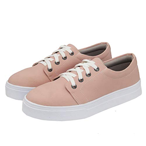 Tênis Sapatenis Casual Feminino Rosa Selten 36, Rosa