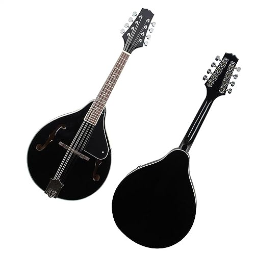 Zalhin ZUOMU Schwarze 8-saitige Mandoline-Gitarre