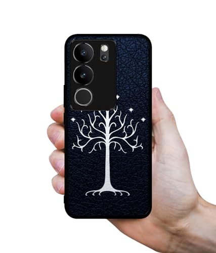 Image of Magic Tree Pattern Design Premium 2D Printed Metal Back Case Cover for Vivo V29 5G / V29 Pro 5G