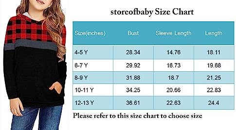 storeofbaby Girls Shirts Casual Long Sleeve Tops Loose Round Neck Tunic Blouse 3 41dW6JaOENL. AC