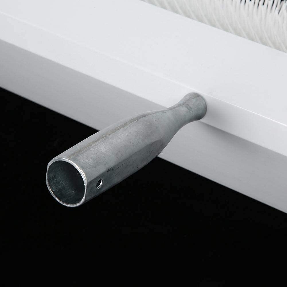 Rouleau Débulleur, 500mm 21mm Rouleau à Pointes Screeding Compound Roller, avec Protection Anti-éclaboussures, Blanc