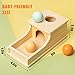 Busy edition Montessori Toys for Babies 6-12 Months Object Permanence Box Wooden Ball Drop Toy Play for 6 Month 1 2 3 Year Old Toddlers Infant Early Age Toy