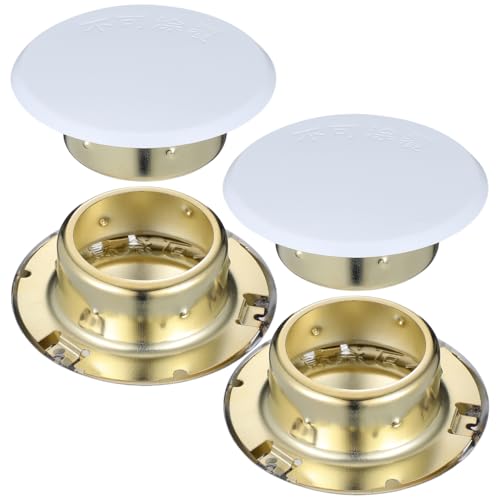PRETYZOOM 4Pcs Fire Sprinkler Covers Plate Sprinkler System Cover for Residential Commercial Spaces Easy Installation Maintenance Boosts