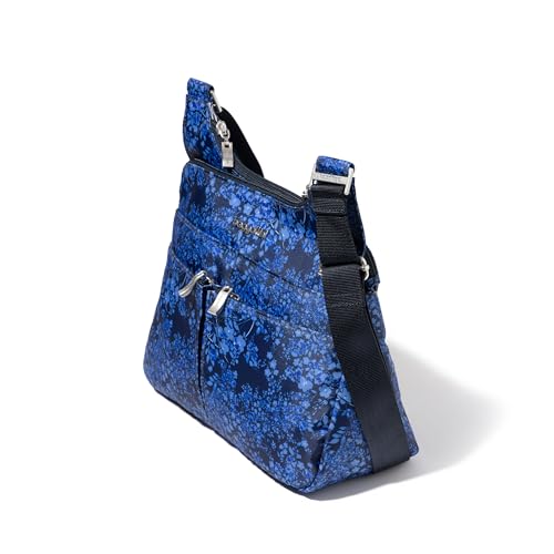 Image of Baggallini Crossbody Travel Bag 11x8.5 Lightweight Water-resistant Nylon Handbag