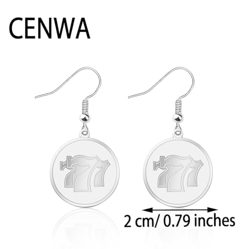 CENWA Lucky Casino Gambling Numbers Slots Jewelry Las Vegas Jewelry Casino Night Party Gift2