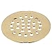 TRUSTMI 4-1/4 Inch Snap-in Shower Floor Drain Replacement Cover, Brushed Gold