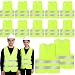 Puxary 12 Chaleco Reflectante, Chalecos Reflectantes, Chaleco Reflectante Homologado, Limpiadores, Trabajadores, Unisex