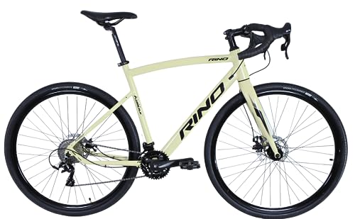 Bicicleta Aro 700 Rino Gravel 18v Aluminio (Branco Navajo, 54)