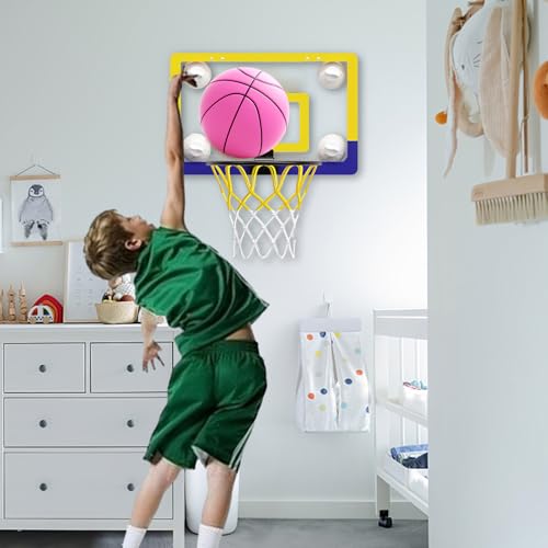 Baloncesto silencioso de espuma luminosa para niños 7