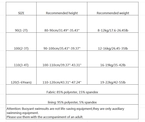 Image of Toddler Kids One-Piece Float Swimsuit with Adjustable Buoyancy UPF 50+ Sun Protection for Beach Pool Boys Girls