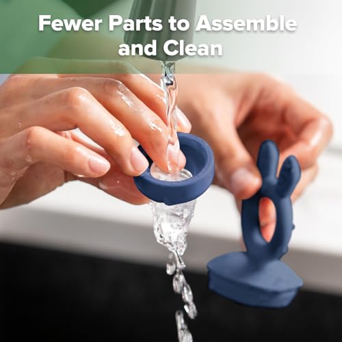 image for Haakaa Baby Fruit Food Feeder & Mini Freezer Nibble Tray Combo, Breast