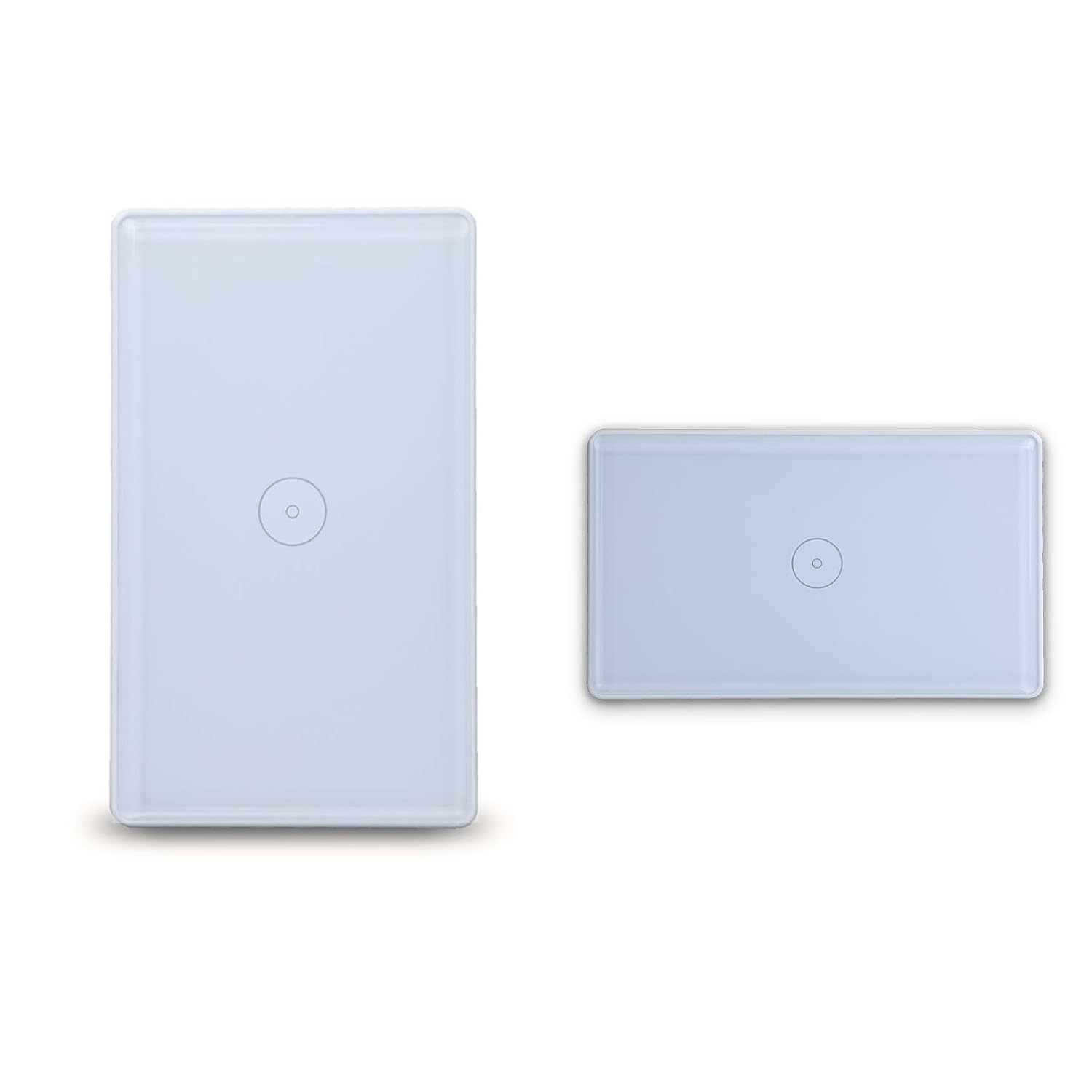 WiFi Smart Light Touch Wall Switch Works with Alexa and Google Home Neutral Wire Required, No Gateway Required. Connect to The Smart Life Tuya App.Us Standard Electrical Light Switches (1 Gang White) 3 41dW88THdVL. SL1500