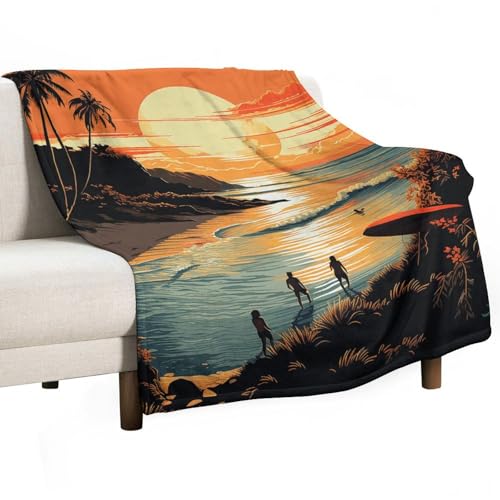 Couverture en flanelle douce Endless Summer plaid de canapé léger 100x125 cm - 2