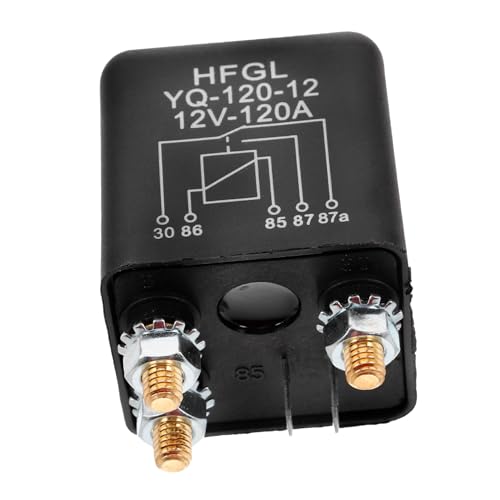 ABOOFAN Relé De Arranque Interruptor De Arranque De Encendido Relé De Carga Dividida Interruptores De De Corriente Interruptor De Apagado Original Electrónico Black