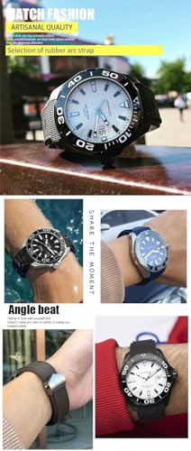 Correa de reloj de buceo de 22mm para TAG Heuer Aquaracer 500 lista para tus aventuras de mar 6