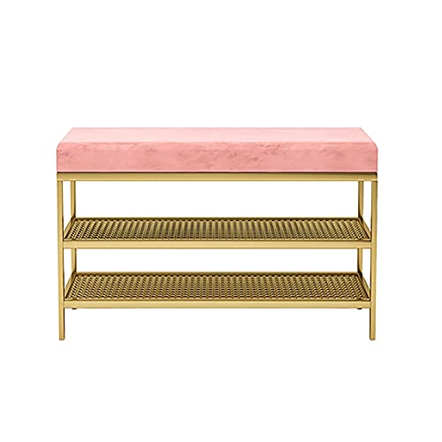 Meuble rangement chaussures petit espace banc tabouret rembourré - 2