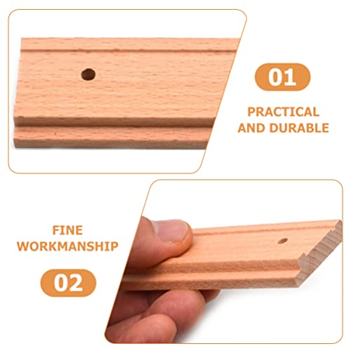 MILISTEN 2PCS Wood Kalimba Bridge Substituição Profissional Kalimba Bridge Ponte Ponte Piano Ponte