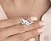 VIMIEW Dainty Whale Animal Necklace Lovely Shark Pendant Cute Unique Jewelry,Birthday Valentine's Gifts for Daughter Son Sister Best friends,Stainless Steel,20
