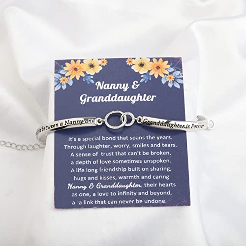 BNQL Nanny & Granddaughter Bracelet - Gifts for Nanny & Babysitter4