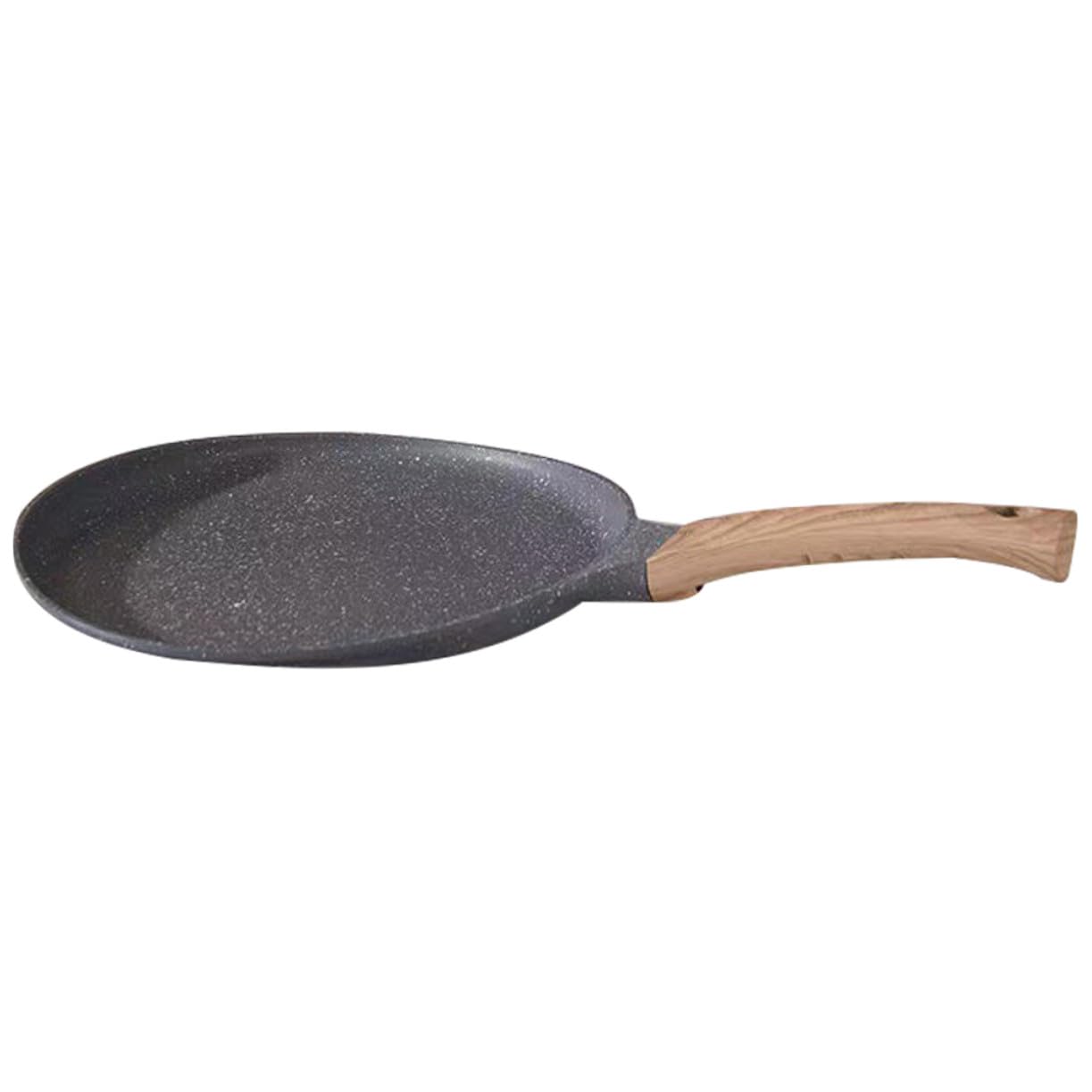 Poêle à œufs antiadhésive avec poignée isolante pour cuisson uniforme