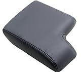 Fits 1992-1999 BMW E36 325 328 318 323 Real Dark Gray Leather Console Lid Armrest Cover (Leather Part Only)