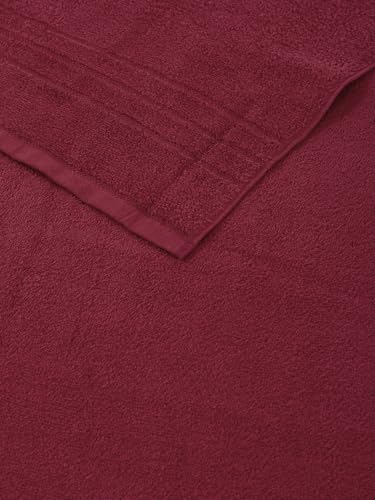 Image of Monte Carlo Essential 100% Cotton Small Bath Towel | 340 GSM Ultra Lightweight & Quick Dry | Soft Absorbent Compact Towel 60x120 cm | Bathroom Towel for Gym, Travel & Daily Use (Soho) | Purple
