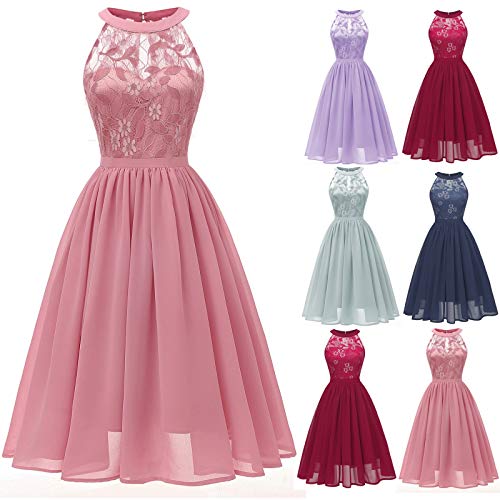 Robe de soirée en dentelle transparente et patchwork sexy - 2