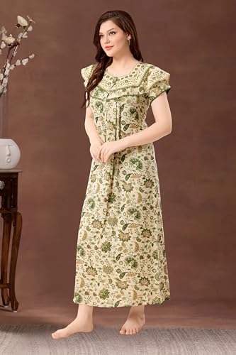 Image of Soulemo Women's Alpine Blended Printed Nighty 1635