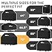 Simple Houseware 72 in. Heavy-Duty BBQ Gas Grill Cover, 600D Polyester Waterproof, Weather-Resistant