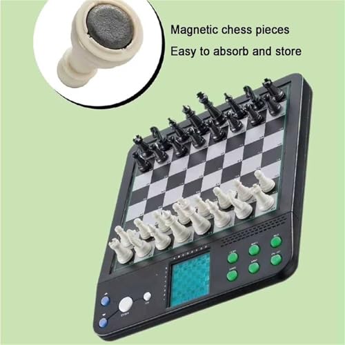 Échiquier électronique avec pièces magnétiques, écran LCD et Affichage de la Position des pièces, idéal pour Les débutants et Les passionnés d'échecs.