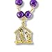 Needzo Christmas Novena Chaplet and One Decade Rosary, Our Lady of Advent, Saint Andrew Prayer Card, Nativity Scene Charm, 5.25 Inches