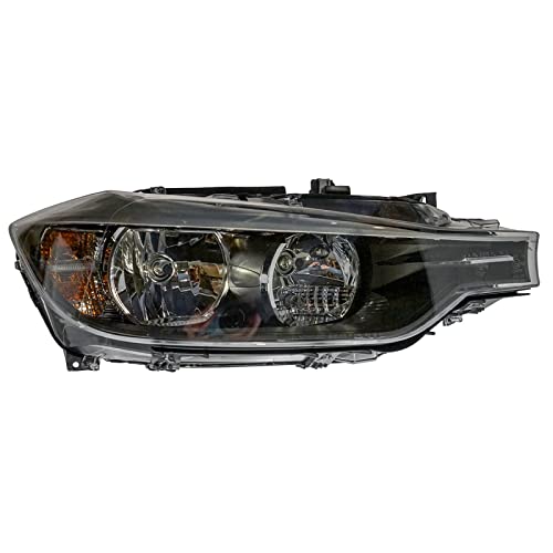 Image of TRQ Passenger Side Headlight Assembly Halogen Compatible with 2013-2015 BMW 320i 2012-2015 328i 335i 2013-2014 ActiveHybrid 3 BM2503169