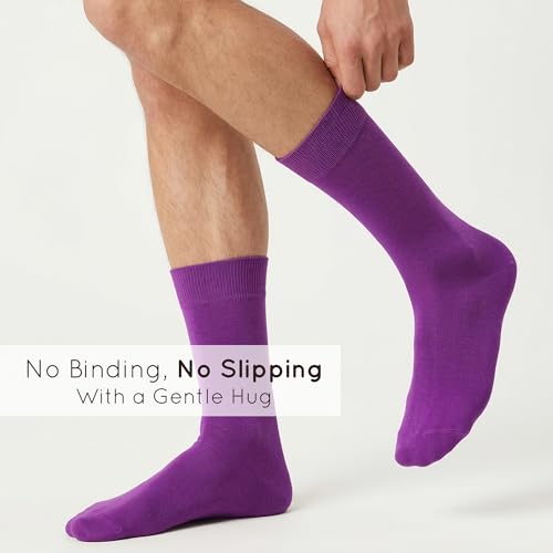 Image of Mysocks Unisex Extra Fine Combed Cotton Crew Socks |5 Pairs Set | Seamless Toe | Make Your Steps Enjoyable