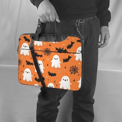 Maletín para Laptop 14 pulgadas Ghosts Bats Spider impermeable miniatura 2