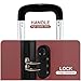 Murtisol ABS Hardside Luggage Sets With Spinner Dual Wheels,Wine Red,4-Piece Set(16/20/24/28)