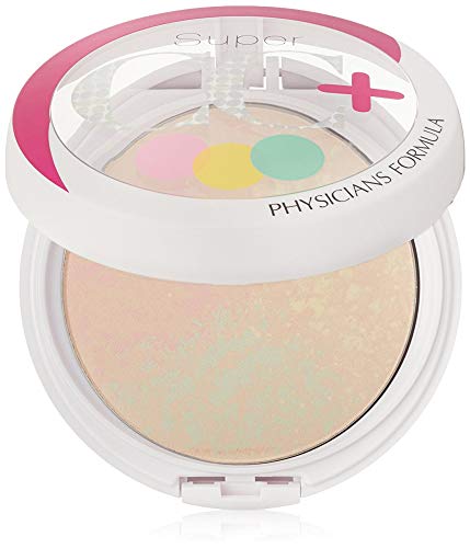 Physicians Formula Super CC+ Color-Correction & Care Powder, Hypoallergenic Face Powder with Color-Correcting Pigments - Light