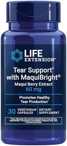 Life Extension Tear Support with Maquibright, 60 mg, 30 Count