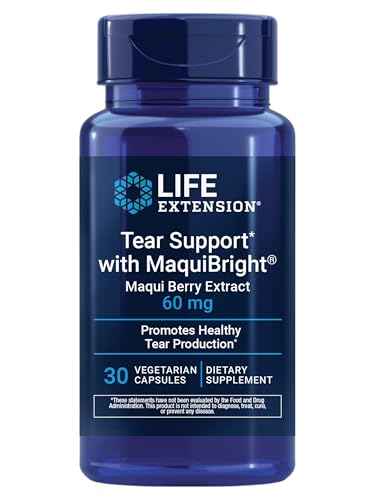 Image of Life Extension Tear Support with Maquibright, 60 mg, 30 Count
