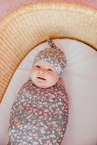 Image of Copper Pearl Swaddle Blankets for Newborns | Soft Stretchy Receiving Blankets for Boys and Girls | Large 46 x 46 Inch Baby Blankets | Lightweight and Breathable Swaddles | Gemini