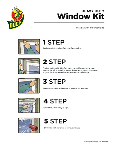 Duck Brand 287100 Max Strength Window Insulation Kit, 3, Clear #TOP5