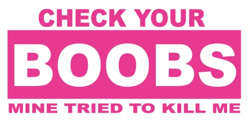 2 Pack - Check Your Boobs Mine Tried to Kill