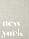  New York: Linen New York Airbnb Guest book New York Coffee Table Book