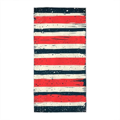 Beach Towel Microfibre Towel Extra Large 75x150 cm, Red Beac