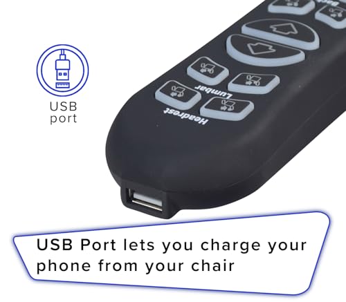 Télécommande chaises élévatrices Jackson Catnapper avec contrôle précis à 10 boutons réactifs - 8