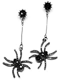 Rubie's Black Spider Earrings Costume Accessory