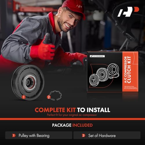 A-Premium APACK226 Air Conditioner Ac Compressor Clutch Kit Compatible thumb #1