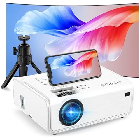 VOPLLS 4K Bluetooth Projector with WiFi Cover