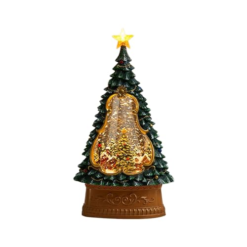 Bola de nieve navideña elegante con iluminación LED de diseño 2
